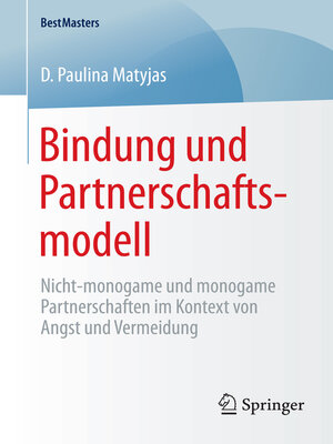 cover image of Bindung und Partnerschaftsmodell